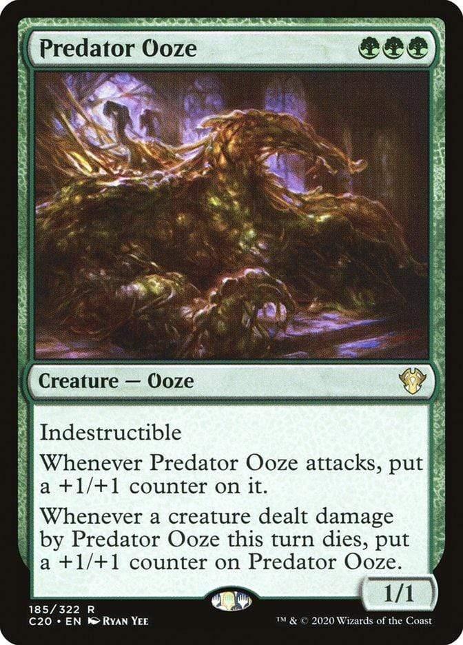 Magic: The Gathering MTG Single Predator Ooze [Commander 2020]