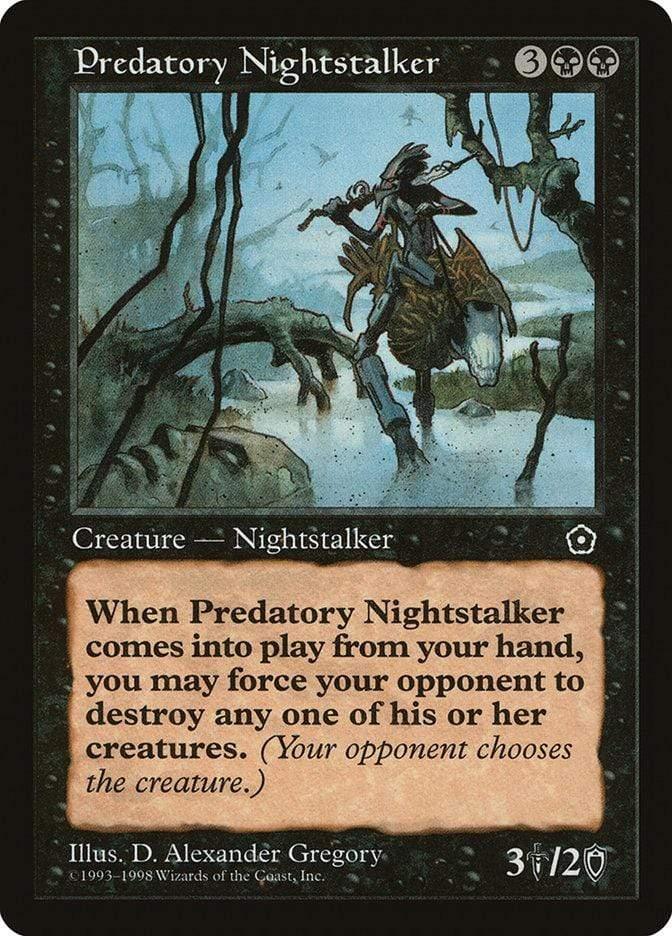 Magic: The Gathering MTG Single Predatory Nightstalker [Portal Second Age]