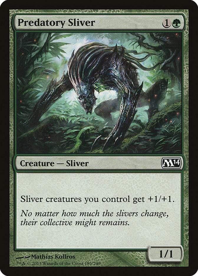 Magic: The Gathering MTG Single Predatory Sliver [Magic 2014]