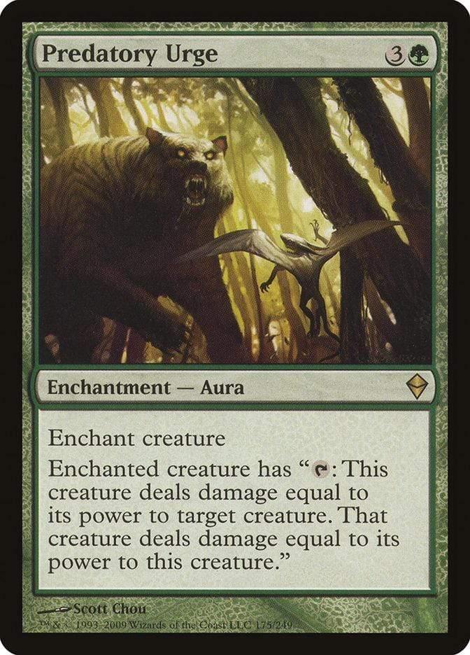 Magic: The Gathering MTG Single Predatory Urge [Zendikar]