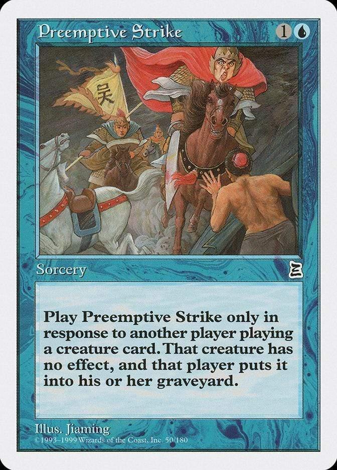 Magic: The Gathering MTG Single Preemptive Strike [Portal Three Kingdoms]