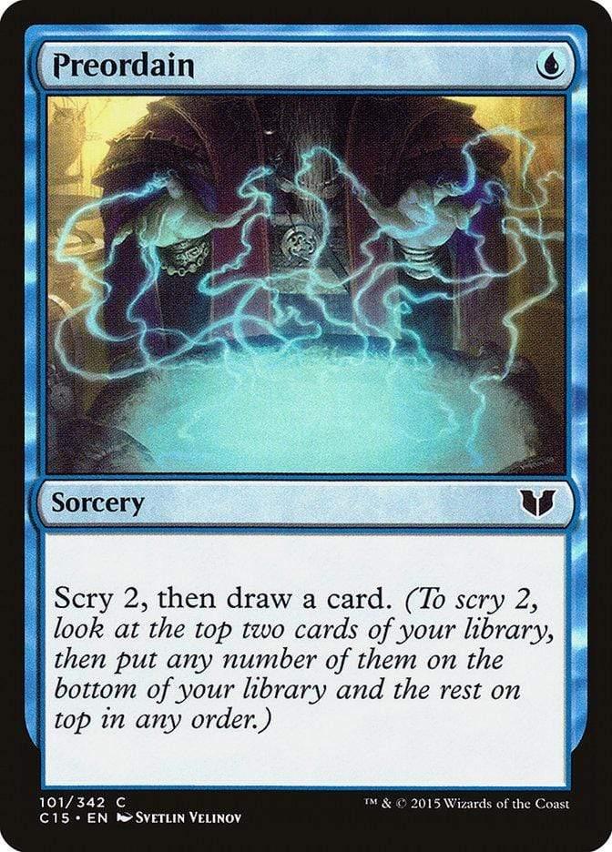 Magic: The Gathering MTG Single Preordain [Commander 2015]