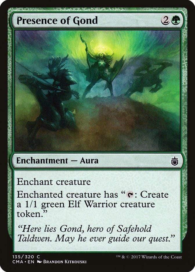 Magic: The Gathering MTG Single Presence of Gond [Commander Anthology]
