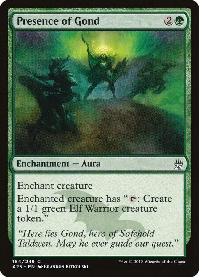 Magic: The Gathering MTG Single Presence of Gond [Masters 25]
