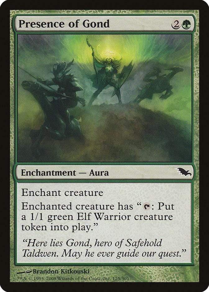 Magic: The Gathering MTG Single Presence of Gond [Shadowmoor]