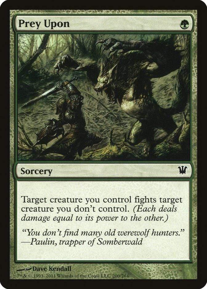 Magic: The Gathering MTG Single Prey Upon [Innistrad]