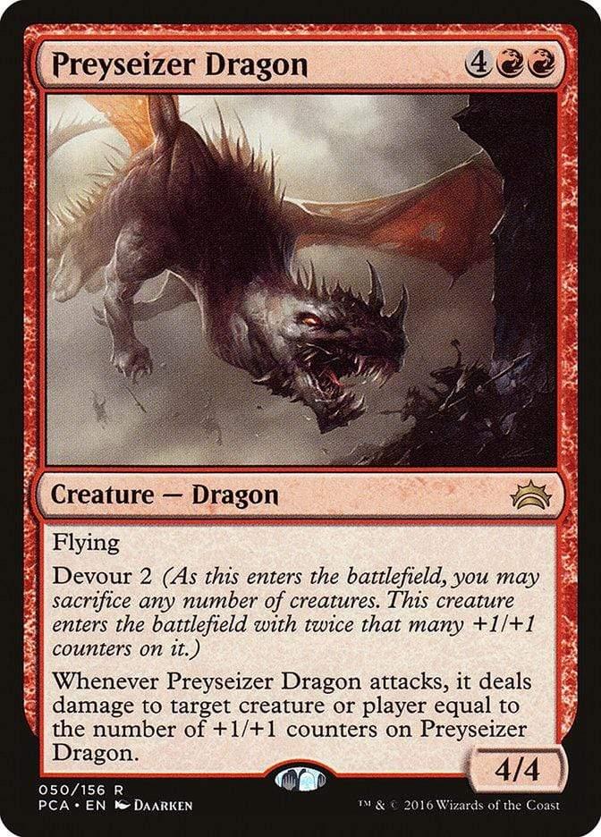 Magic: The Gathering MTG Single Preyseizer Dragon [Planechase Anthology]