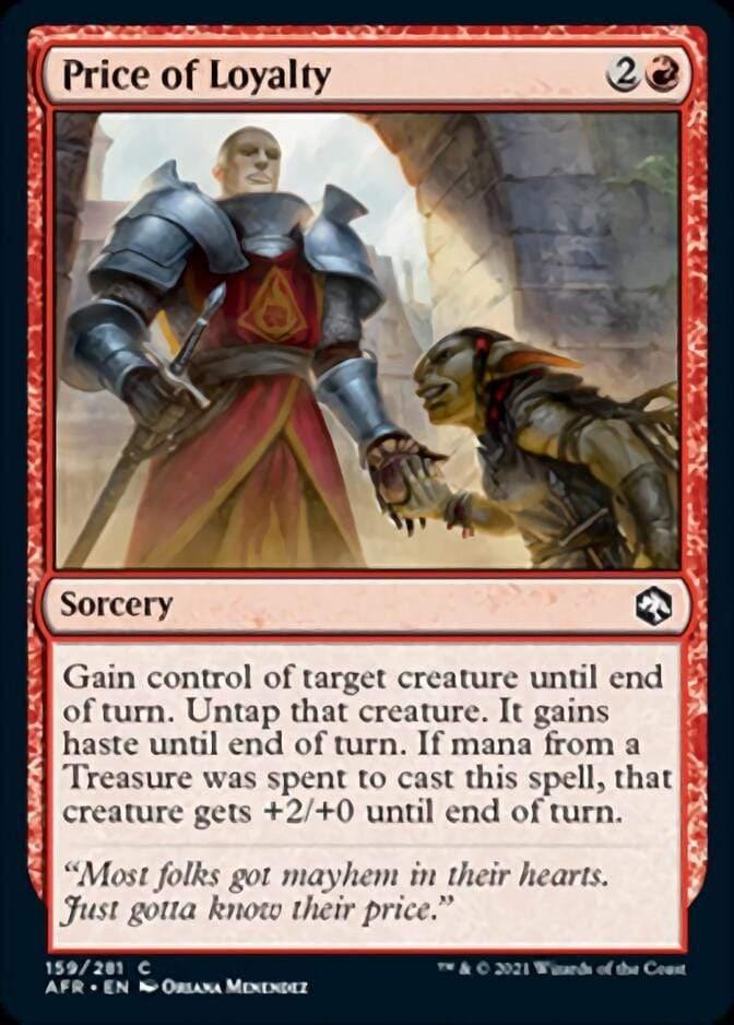 Magic: The Gathering MTG Single Price of Loyalty [Dungeons & Dragons: Adventures in the Forgotten Realms]