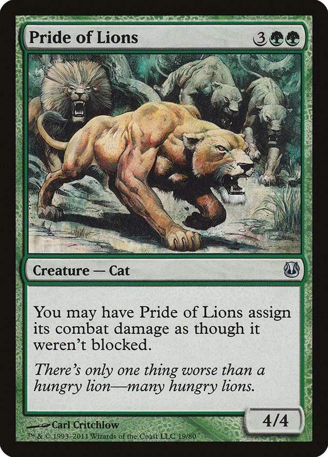 Magic: The Gathering MTG Single Pride of Lions [Duel Decks: Ajani vs. Nicol Bolas]