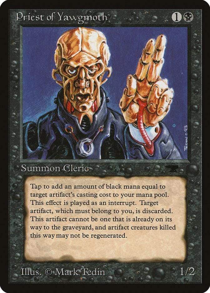 Magic: The Gathering MTG Single Priest of Yawgmoth [Antiquities]