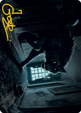 Magic: The Gathering MTG Single Primal Adversary Art Card (Gold-Stamped Signature) [Innistrad: Midnight Hunt Art Series]