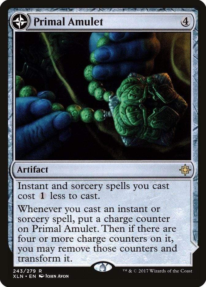Magic: The Gathering MTG Single Primal Amulet // Primal Wellspring [Ixalan]