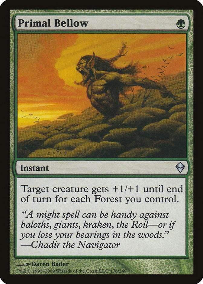 Magic: The Gathering MTG Single Primal Bellow [Zendikar]