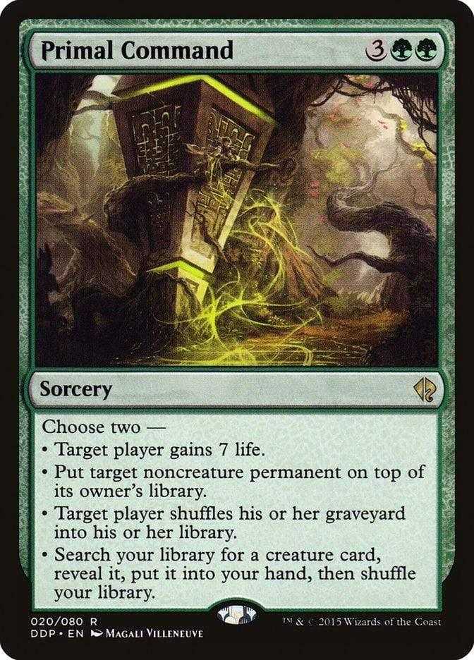 Magic: The Gathering MTG Single Primal Command [Duel Decks: Zendikar vs. Eldrazi]