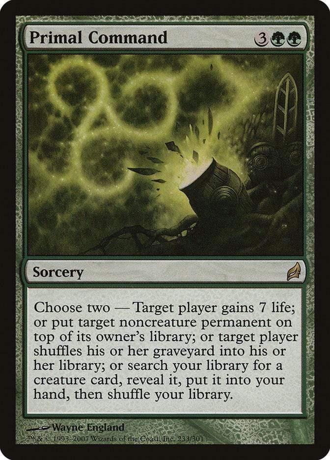 Magic: The Gathering MTG Single Primal Command [Lorwyn]