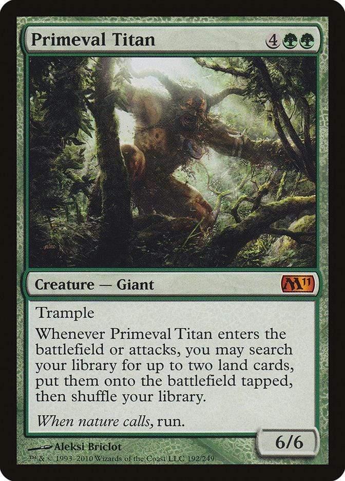 Magic: The Gathering MTG Single Primeval Titan [Magic 2011]