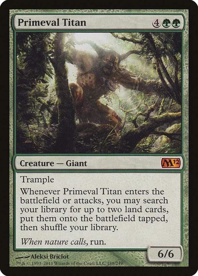 Magic: The Gathering MTG Single Primeval Titan [Magic 2012]