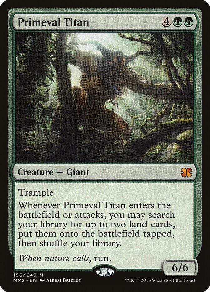 Magic: The Gathering MTG Single Primeval Titan [Modern Masters 2015]