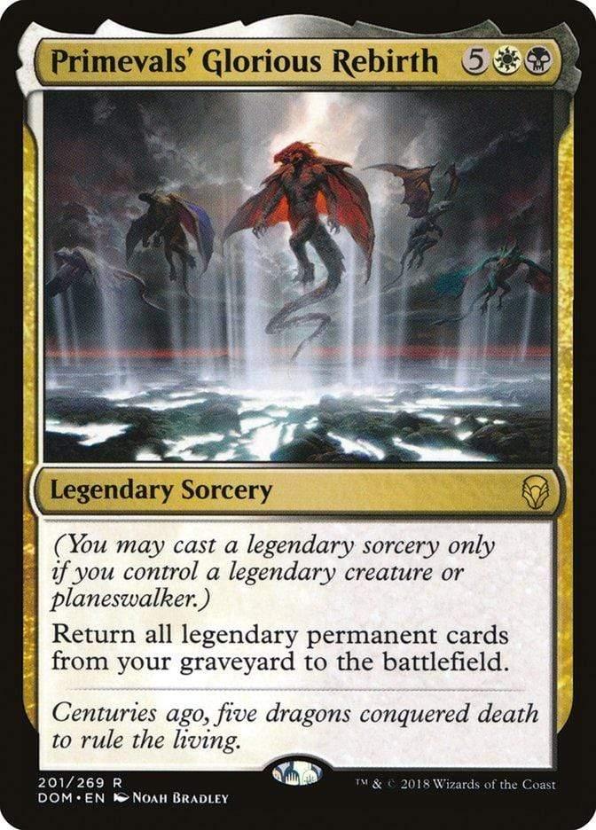 Magic: The Gathering MTG Single Primevals' Glorious Rebirth [Dominaria]