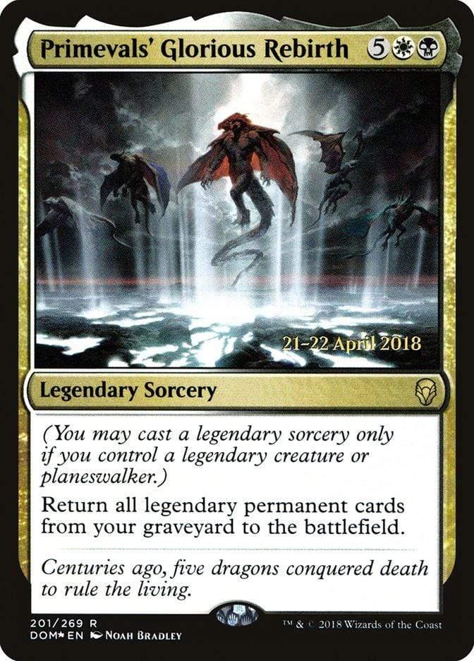 Magic: The Gathering MTG Single Primevals' Glorious Rebirth  [Dominaria Prerelease Promos]