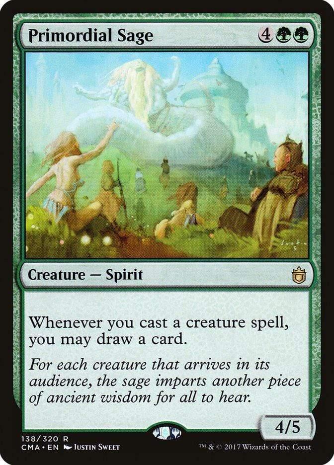 Magic: The Gathering MTG Single Primordial Sage [Commander Anthology]