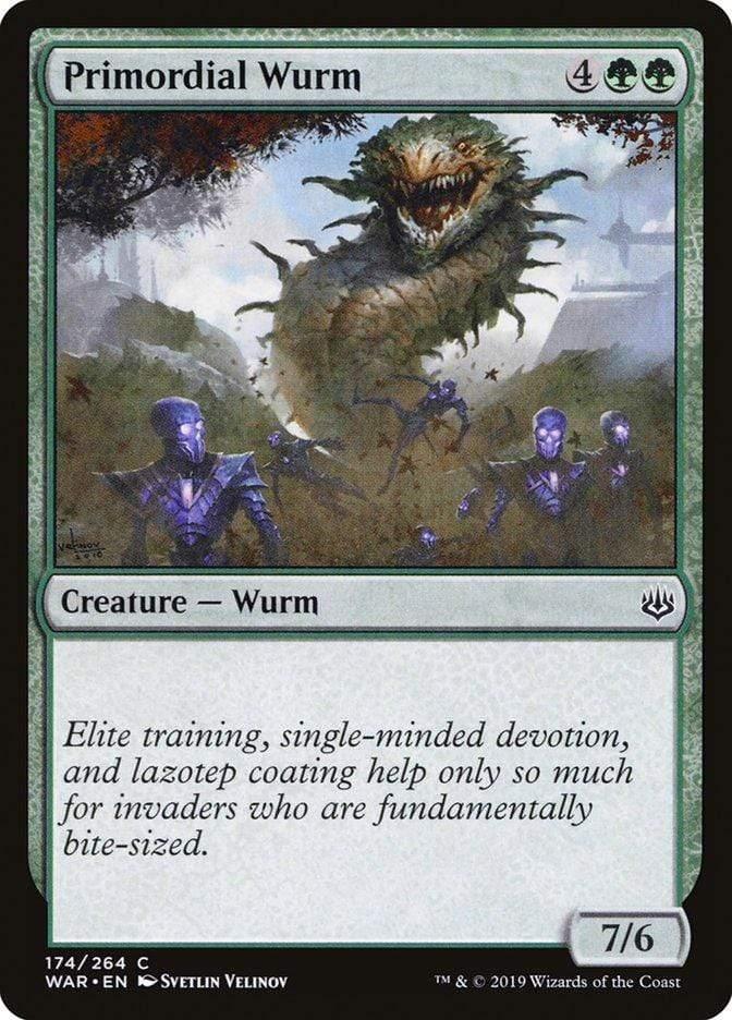 Magic: The Gathering MTG Single Primordial Wurm [War of the Spark]
