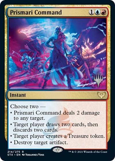 Magic: The Gathering MTG Single Prismari Command (Promo Pack) [Strixhaven: School of Mages Promos]