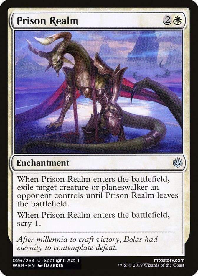 Magic: The Gathering MTG Single Prison Realm [War of the Spark]