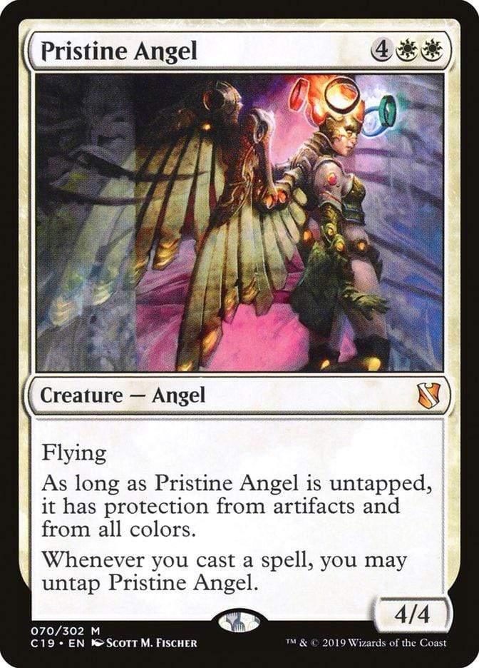 Magic: The Gathering MTG Single Pristine Angel [Commander 2019]