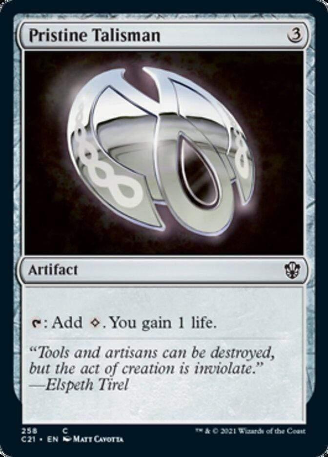Magic: The Gathering MTG Single Pristine Talisman [Commander 2021]