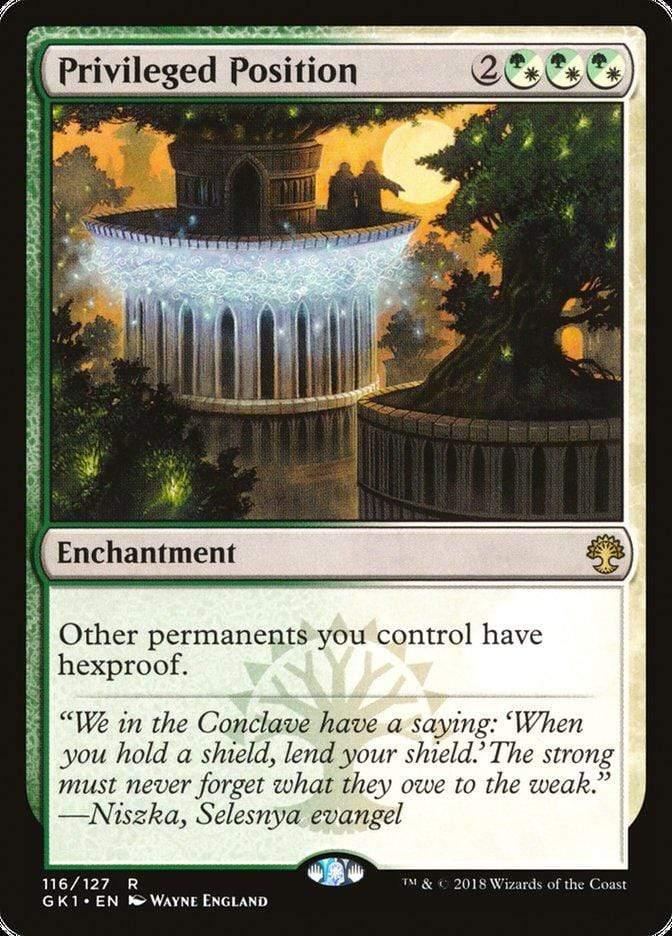 Magic: The Gathering MTG Single Privileged Position [Guilds of Ravnica Guild Kit]
