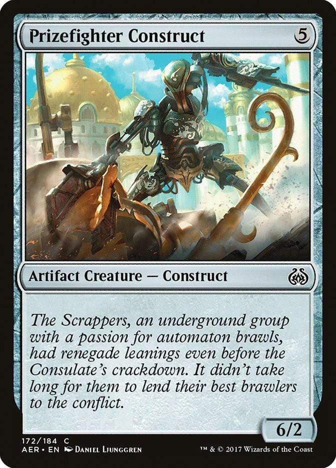 Magic: The Gathering MTG Single Prizefighter Construct [Aether Revolt]