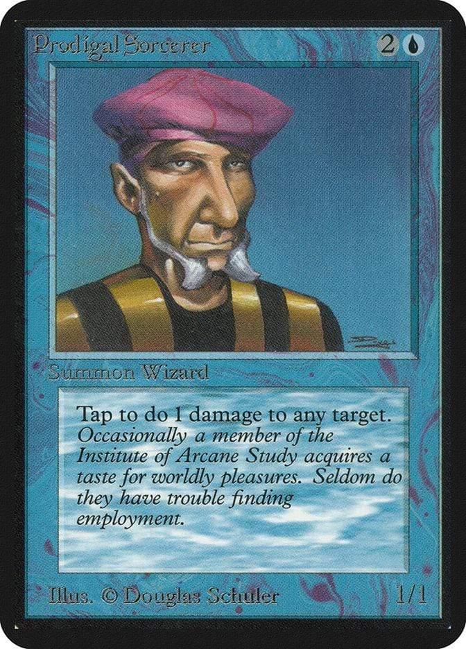 Magic: The Gathering MTG Single Prodigal Sorcerer [Limited Edition Alpha]
