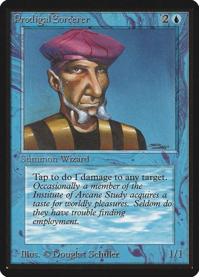 Magic: The Gathering MTG Single Prodigal Sorcerer [Limited Edition Beta]