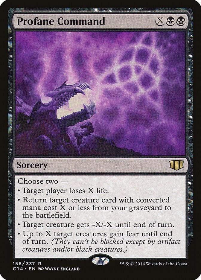 Magic: The Gathering MTG Single Profane Command [Commander 2014]