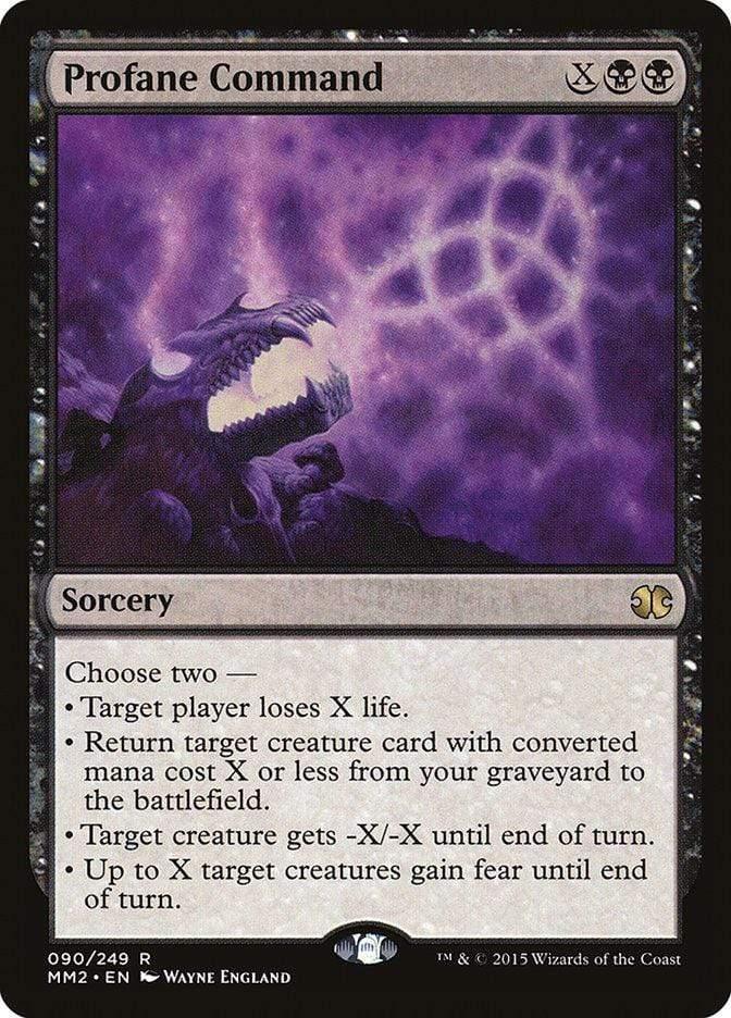 Magic: The Gathering MTG Single Profane Command [Modern Masters 2015]