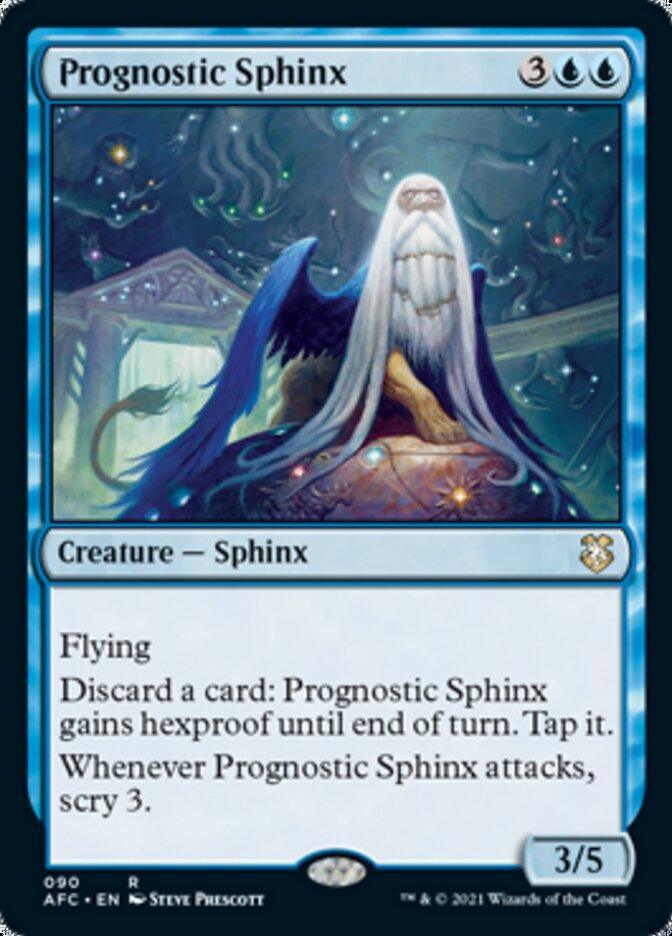 Magic: The Gathering MTG Single Prognostic Sphinx [Dungeons & Dragons: Adventures in the Forgotten Realms Commander]