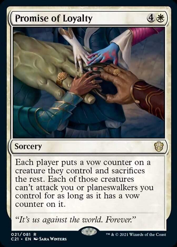 Magic: The Gathering MTG Single Promise of Loyalty [Commander 2021]