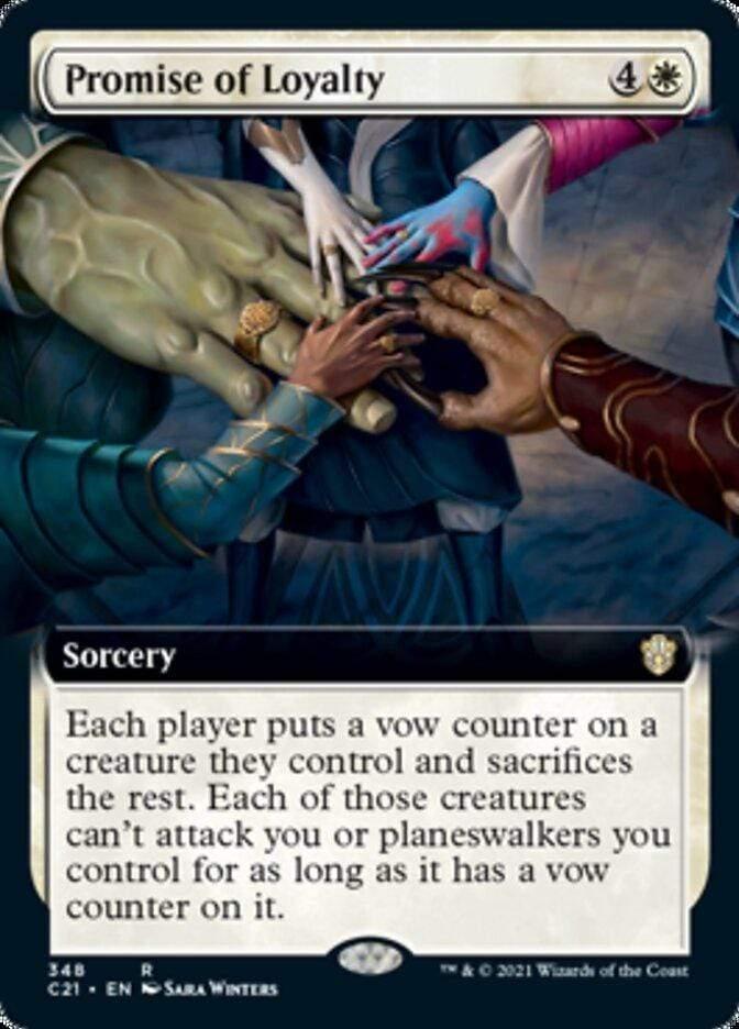 Magic: The Gathering MTG Single Promise of Loyalty (Extended) [Commander 2021]