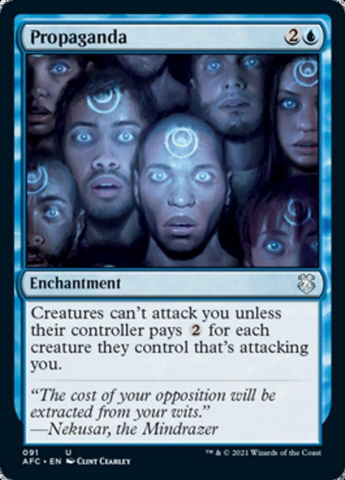 Magic: The Gathering MTG Single Propaganda [Dungeons & Dragons: Adventures in the Forgotten Realms Commander]