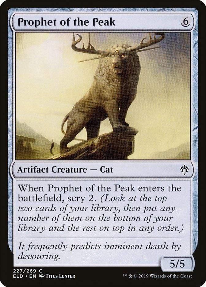 Magic: The Gathering MTG Single Prophet of the Peak [Throne of Eldraine]