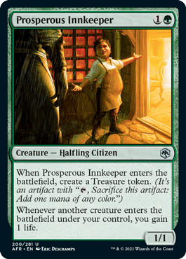 Magic: The Gathering MTG Single Prosperous Innkeeper [Dungeons & Dragons: Adventures in the Forgotten Realms]