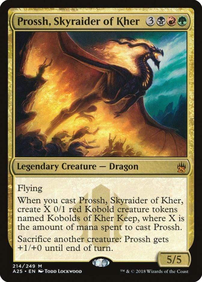 Magic: The Gathering MTG Single Prossh, Skyraider of Kher [Masters 25]