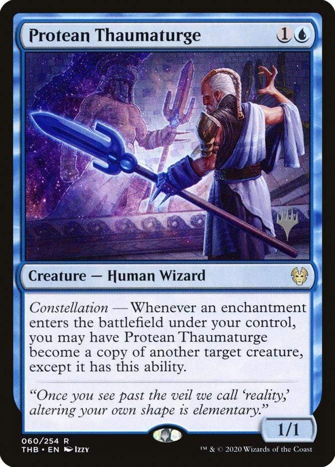 Magic: The Gathering MTG Single Protean Thaumaturge (Promo Pack) [Theros Beyond Death Promos]