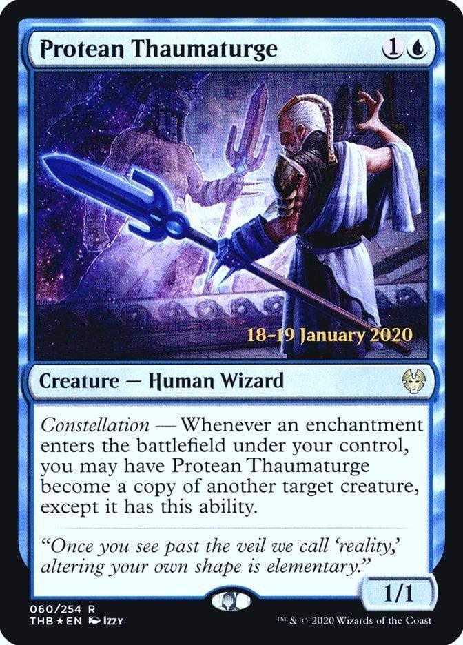 Magic: The Gathering MTG Single Protean Thaumaturge [Theros Beyond Death Prerelease Promos]