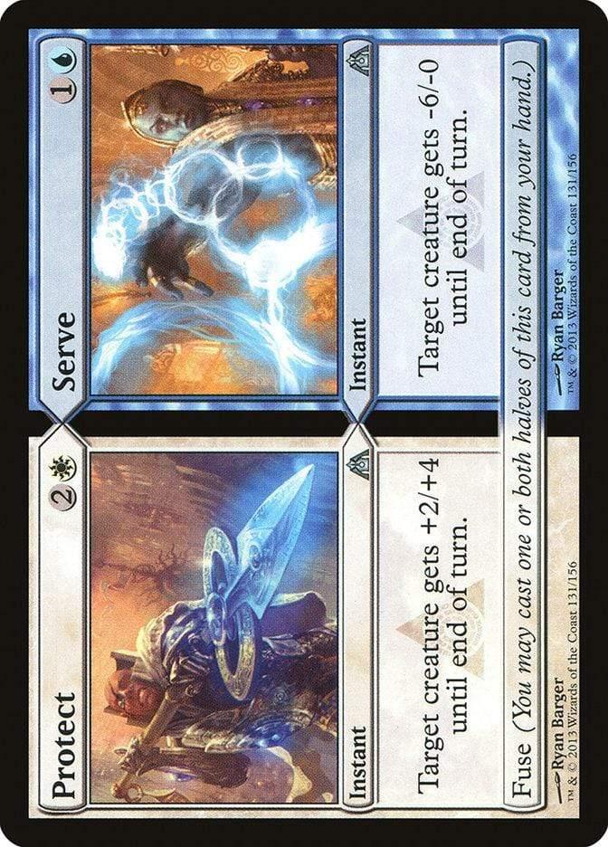 Magic: The Gathering MTG Single Protect // Serve [Dragon's Maze]
