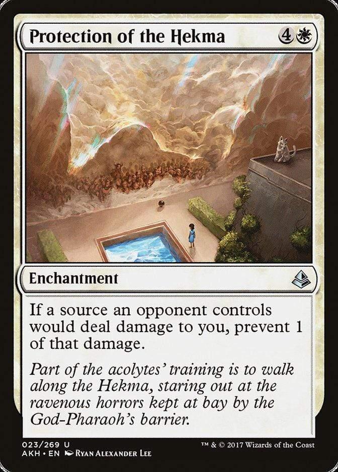 Magic: The Gathering MTG Single Protection of the Hekma [Amonkhet]