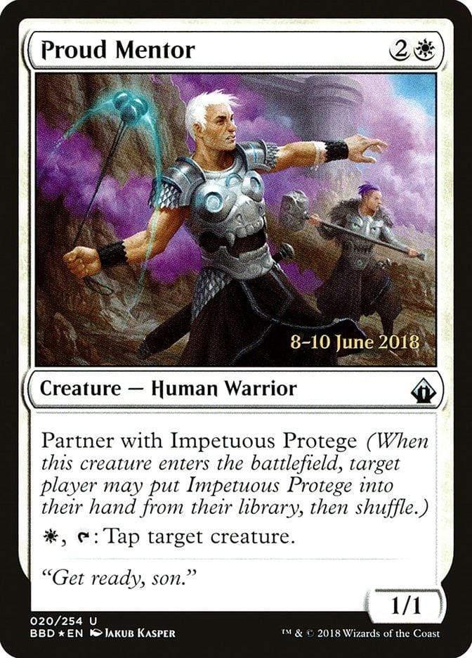 Magic: The Gathering MTG Single Proud Mentor  [Battlebond Prerelease Promos]