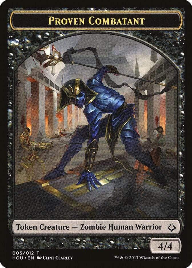 Magic: The Gathering MTG Single Proven Combatant [Hour of Devastation Tokens]