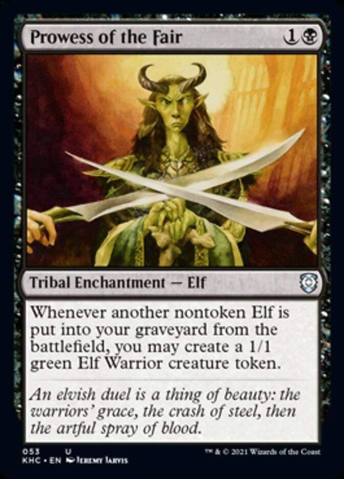 Magic: The Gathering MTG Single Prowess of the Fair [Kaldheim Commander]